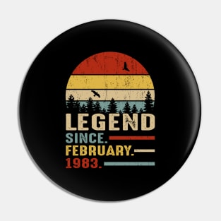 38 Legend Since February 1983 Pin