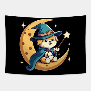 the magic corgi dog Tapestry