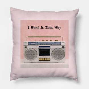 That Way For Love Song Pillow