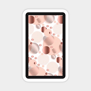 Rose Gold Pattern Magnet