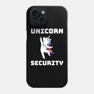 Unicorn Security Funny Gift Phone Case