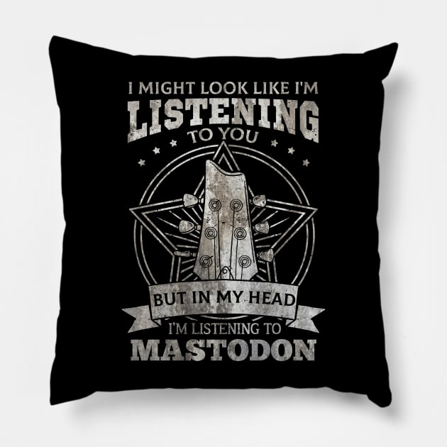 Mastodon Pillow by Astraxxx