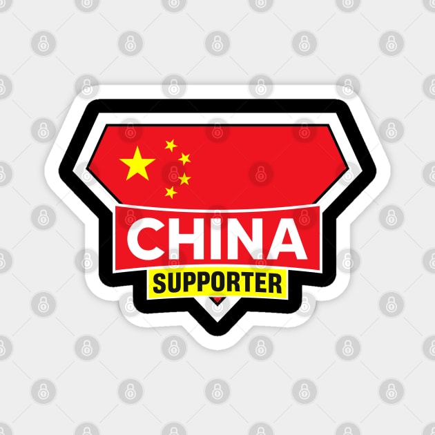 China Super Flag Supporter Magnet by ASUPERSTORE