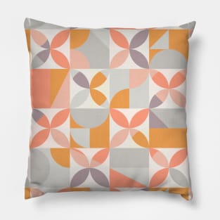 Mid Century Shapes N.06 / Retro Summer Morning Pillow