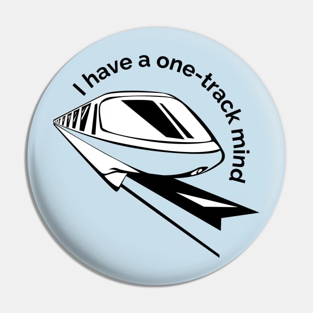 One Track Mind Pin by World of Walt