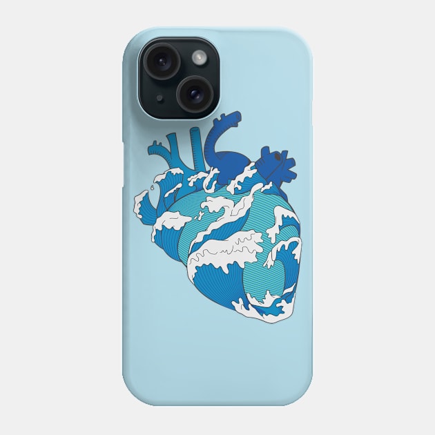 Human Heart Phone Case by MisaMarket