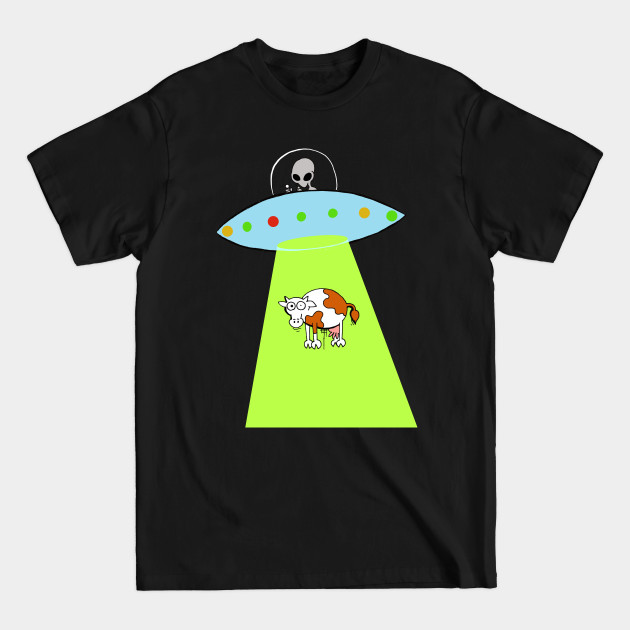 Discover UFO and cow - Ufo Abductions - T-Shirt