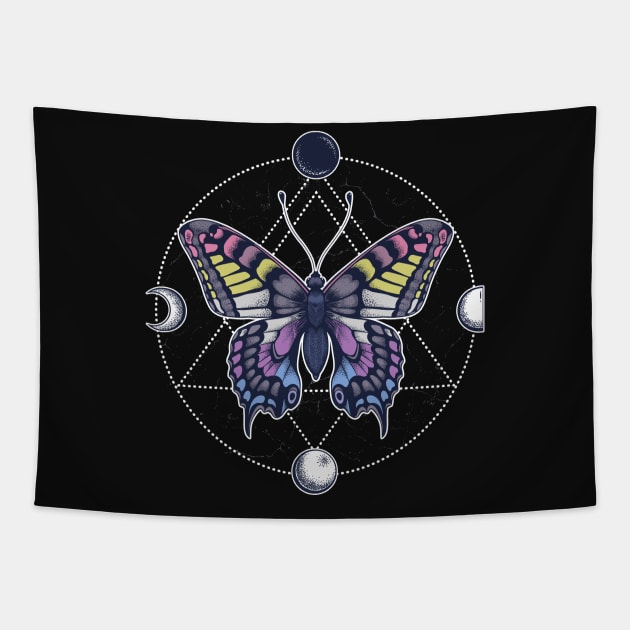 Bigender Butterfly Tapestry by Psitta