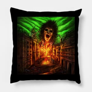 Thrash Metal Skull Pillow