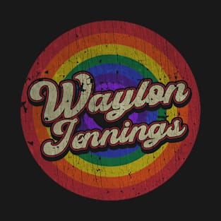 Waylon Jennings - RAINBOW T-Shirt