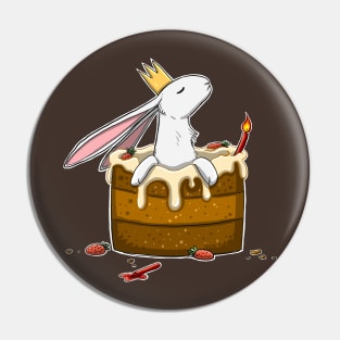 Bunny in a Cake Pin