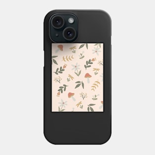 mushroom pattern Phone Case