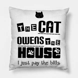 The cat owens #Catlover Pillow