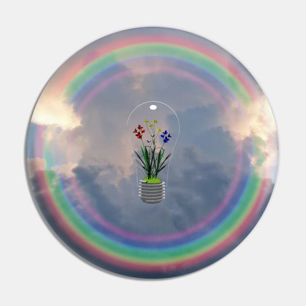 Flower filled light bulb Pin by rolffimages