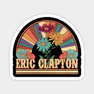 Clapton Flowers Name Personalized Gifts Retro Style Magnet