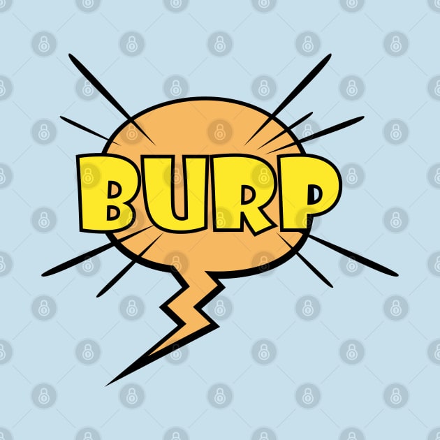 Speech Balloon With Burp Sound by MonkeyBusiness