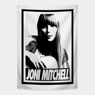 Joni Mitchell - Portrait retro Tapestry