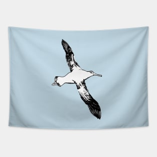 Lone Wandering Albatross Tapestry