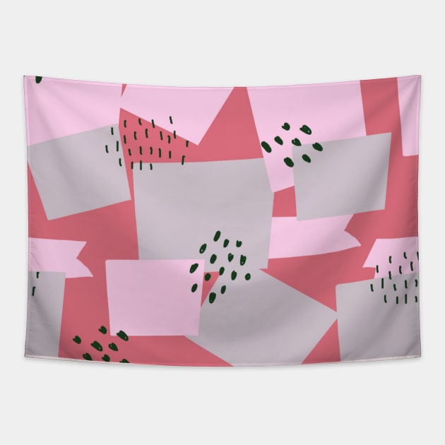 Shapes patterns Tapestry by zeevana
