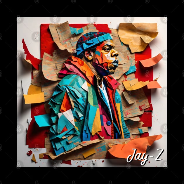 Jay-Z // Paper Art by Otmr Draws