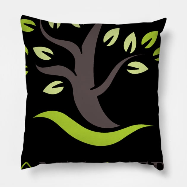 Plan a tree and Save the Planet Pillow by Birding_by_Design