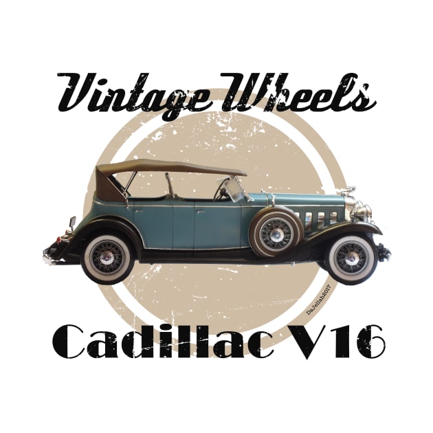 Vintage Wheels - Cadillac V16 by DaJellah