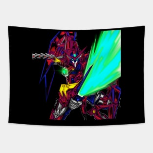 gundam epyon in gunpla wing anime ecopop mecha art Tapestry