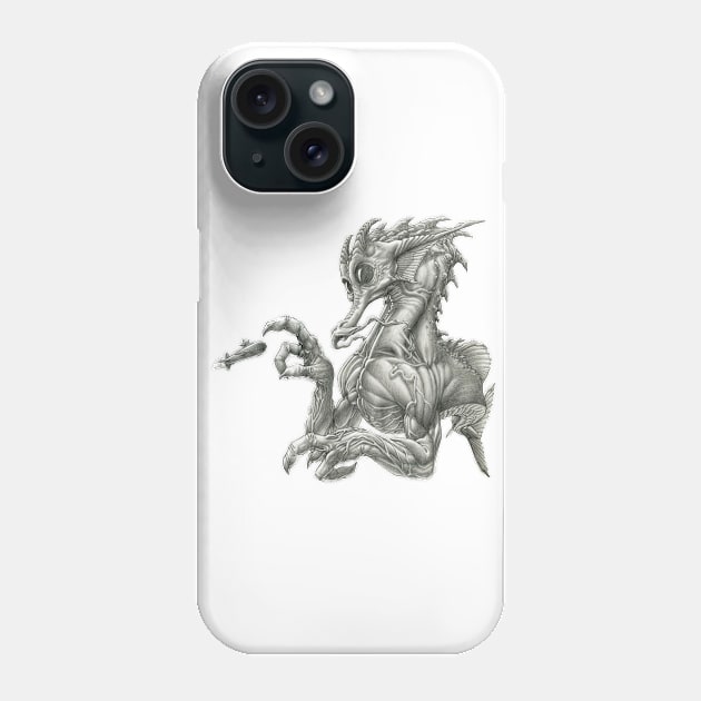 The Pacific Sawback Seadragon Phone Case by gregorytitus