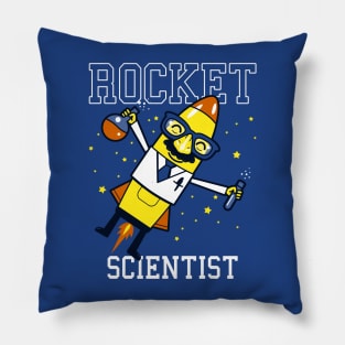 Rocket Scientist Funny Cute Gift For Students Kids Pillow