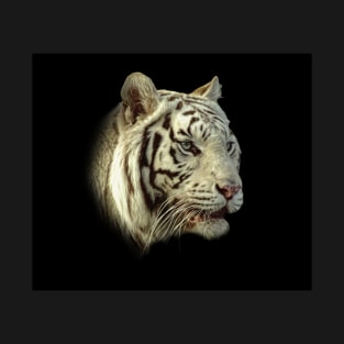 White tiger portrait T-Shirt