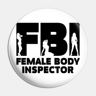 Female Body Inspector Pin