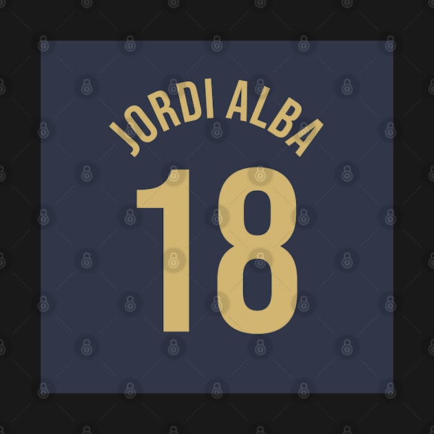 Jordi Alba 18 Home Kit - 22/23 Season by GotchaFace