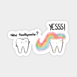 Unicorn Toothpaste 2 Magnet