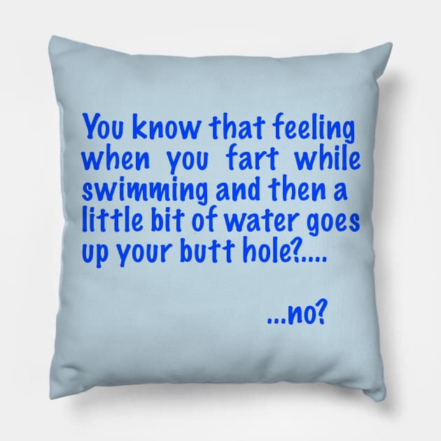 Underwater Fart Pillow by Dnatz