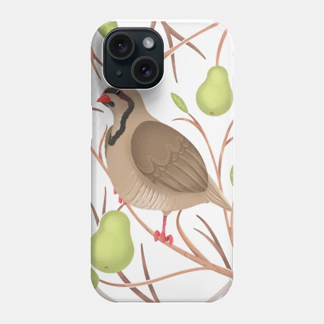 The Partridge and the Pear Tree Phone Case by takoto