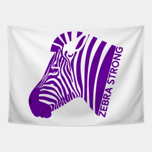 Ehlers Danlos Rare Disease Awareness Zebra Strong Purple Tapestry