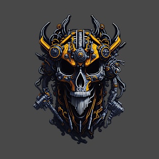 Mecha Skull S01 D93 T-Shirt