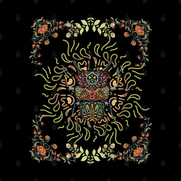 Beetle Mandala - Symetric design by MagicTrick