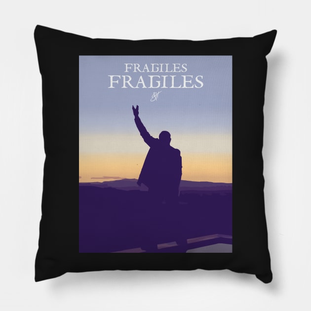 Jhoni The Voice "Fragiles" Song Tee Pillow by jhonithevoice