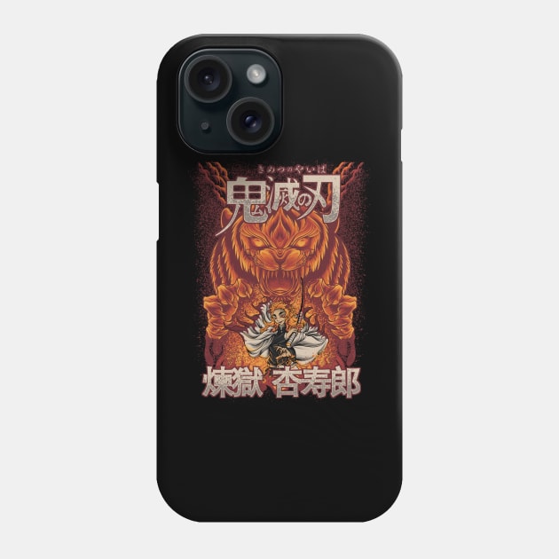 DEMON SLAYER | KYOJURO RENGOKU Phone Case by Qalbi studio