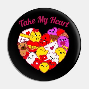 Take My Heart Pin