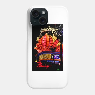 Flamingo Las Vegas Hotel Neon Signs America Phone Case