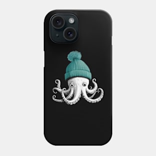 Cephalopod Octopus Lover Chilling In A Cap Phone Case