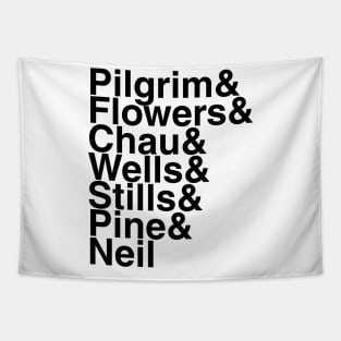 Scott Pilgrim's Helvetica List Tapestry