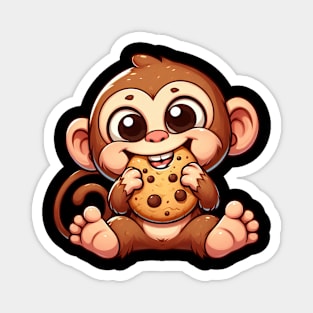 Chimpanzee with Cookie Sweet Treat Magnet