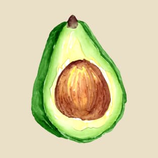 Avocado Watercolour T-Shirt