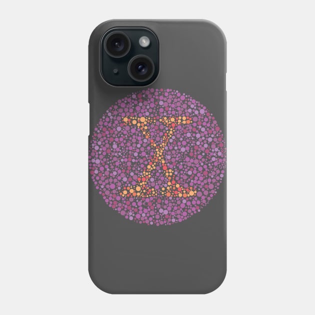 X Ishihara Test Phone Case by CorneaDesigns