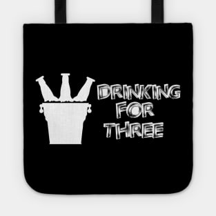 Eating for two drinking for three pregnancy reveal Tote