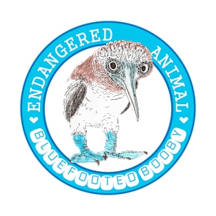 Blue Footed Booby, endangered animal in the world T-Shirt