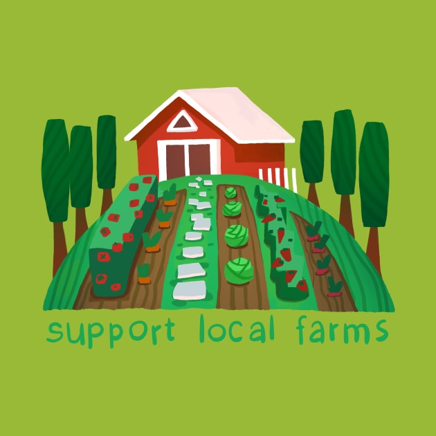 Support local farmers by croquis design